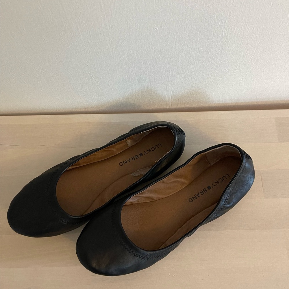 Leather Ballet Flats